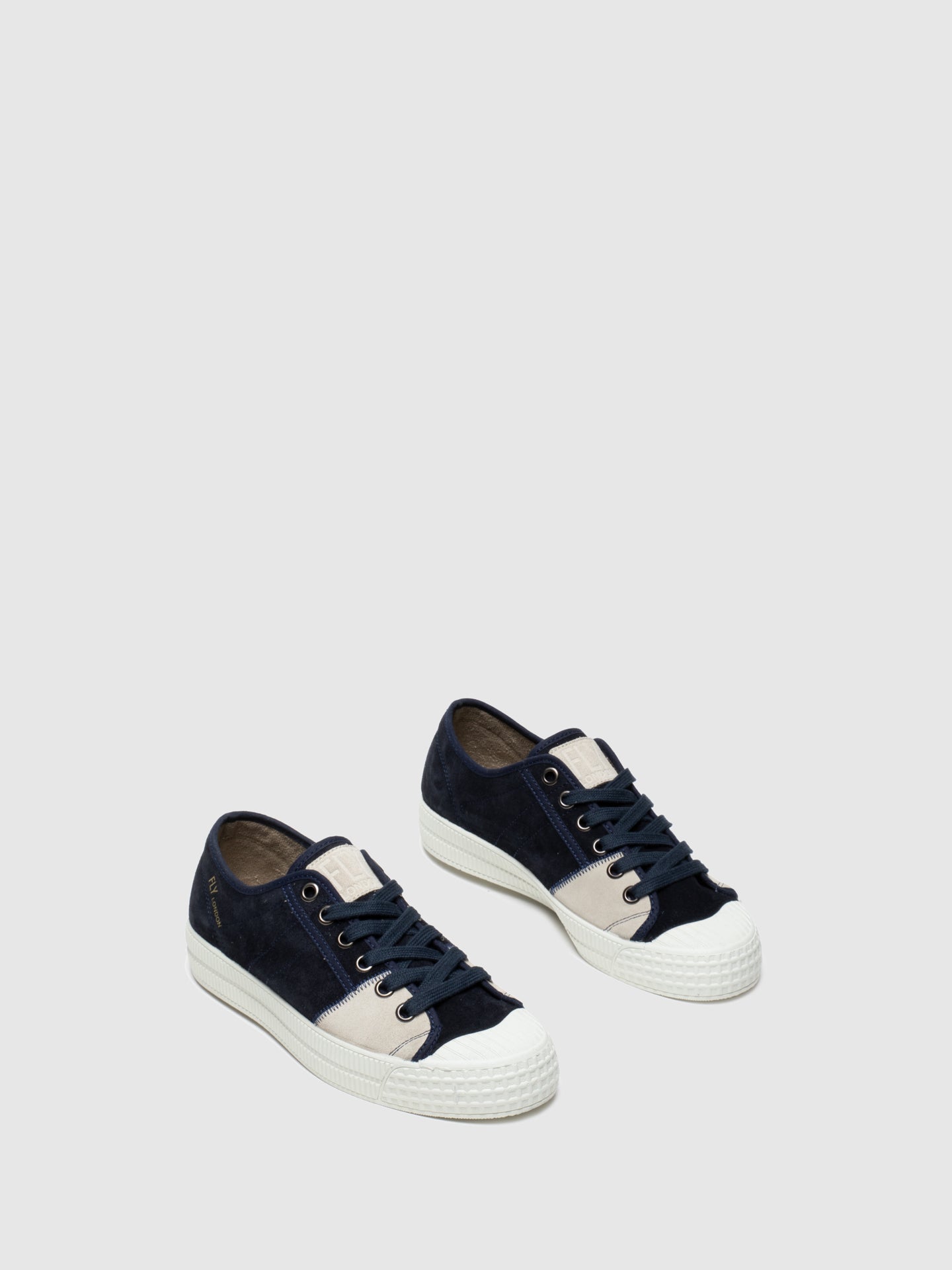 Fly London Navy Low-Top Trainers